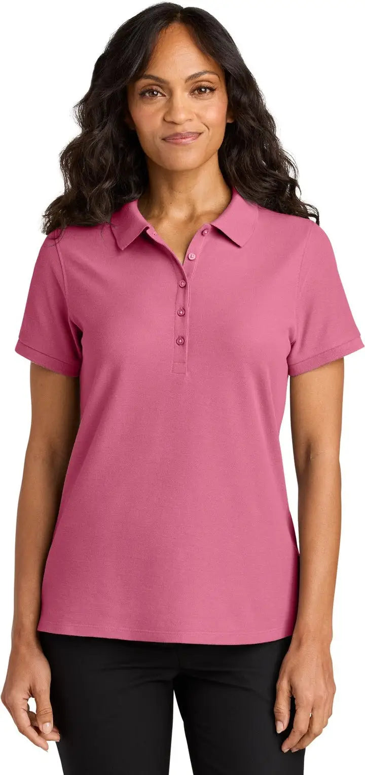 Port Authority Lk200 Women’s Wearever Signature Pique Polo - Awareness Pink - Ladies Xs
