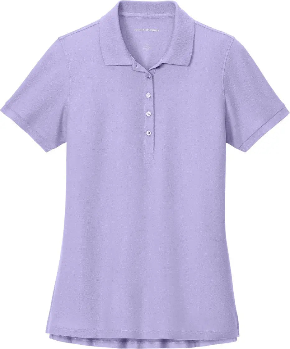 Port Authority Lk200 Women’s Wearever Signature Pique Polo - Bright Lavender