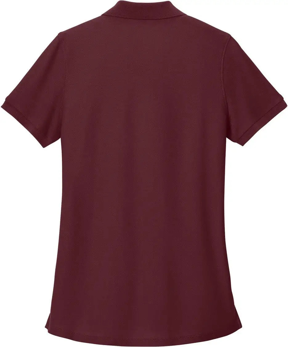 Port Authority Lk200 Women’s Wearever Signature Pique Polo - Burgundy