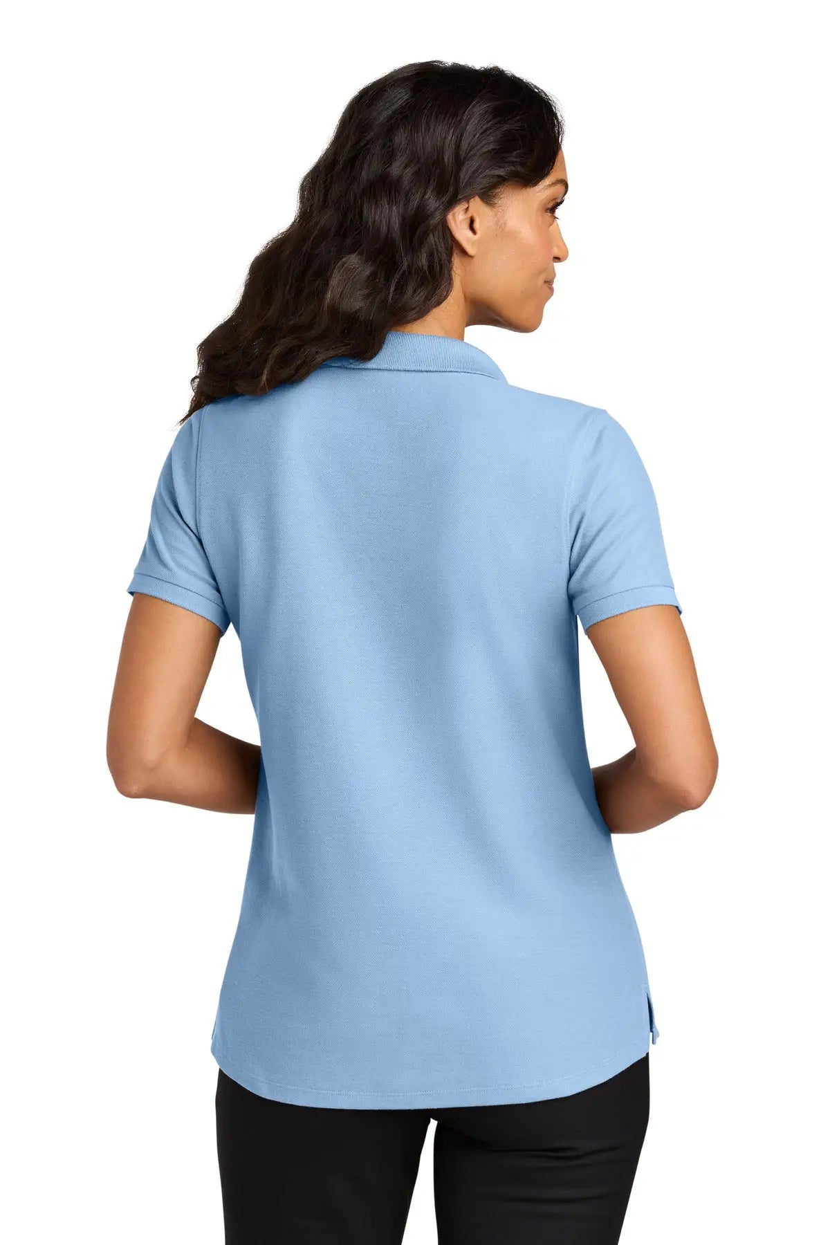 Port Authority Lk200 Women’s Wearever Signature Pique Polo - Cloud Blue