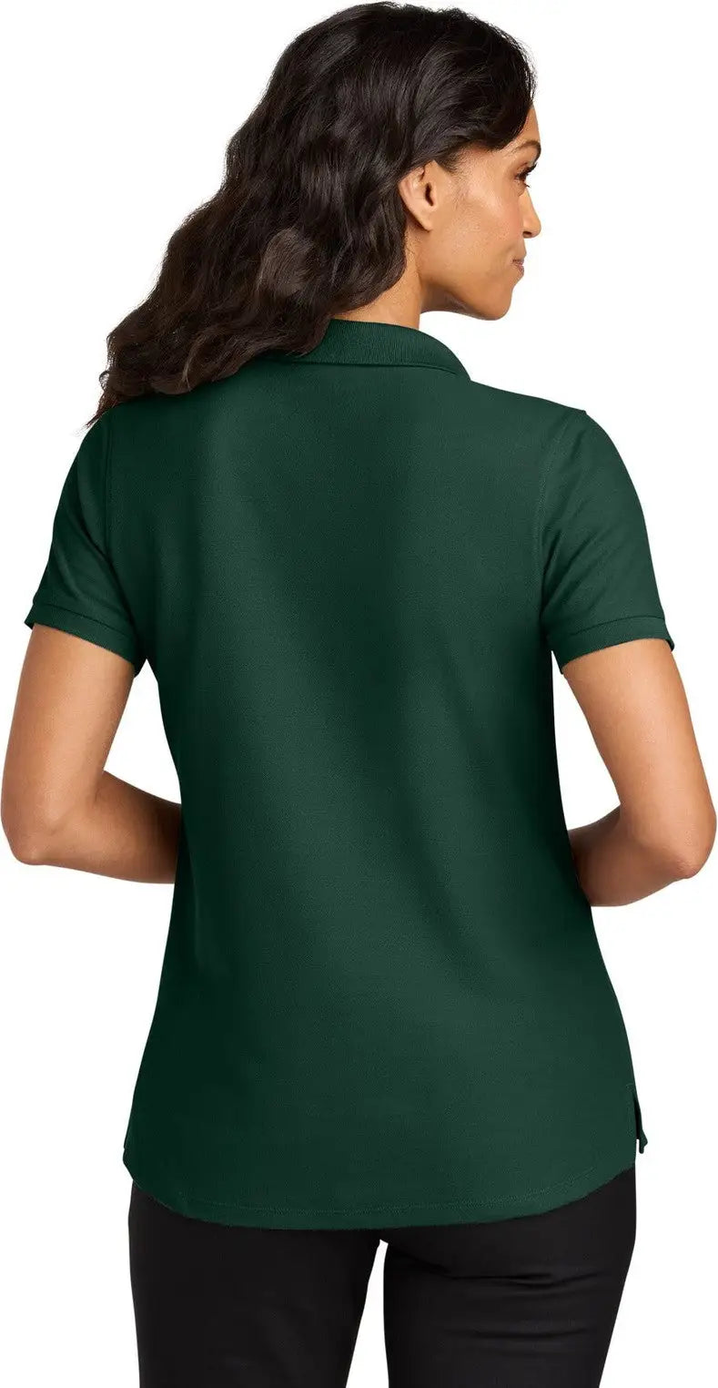 Port Authority Lk200 Women’s Wearever Signature Pique Polo - Dark Green