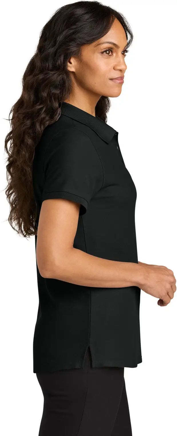Port Authority Lk200 Women’s Wearever Signature Pique Polo - Deep Black