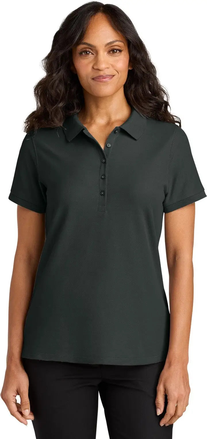 Port Authority Lk200 Women’s Wearever Signature Pique Polo - Gray Smoke - Ladies Xs