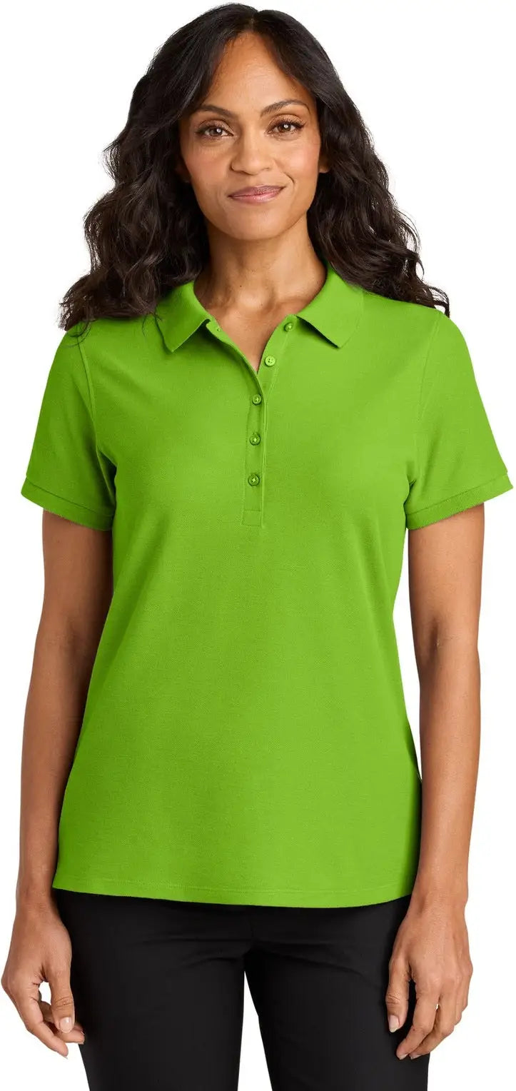 Port Authority Lk200 Women’s Wearever Signature Pique Polo - Lime
