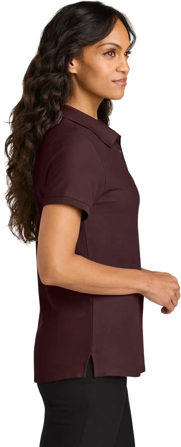 Port Authority Lk200 Women’s Wearever Signature Pique Polo - Maroon
