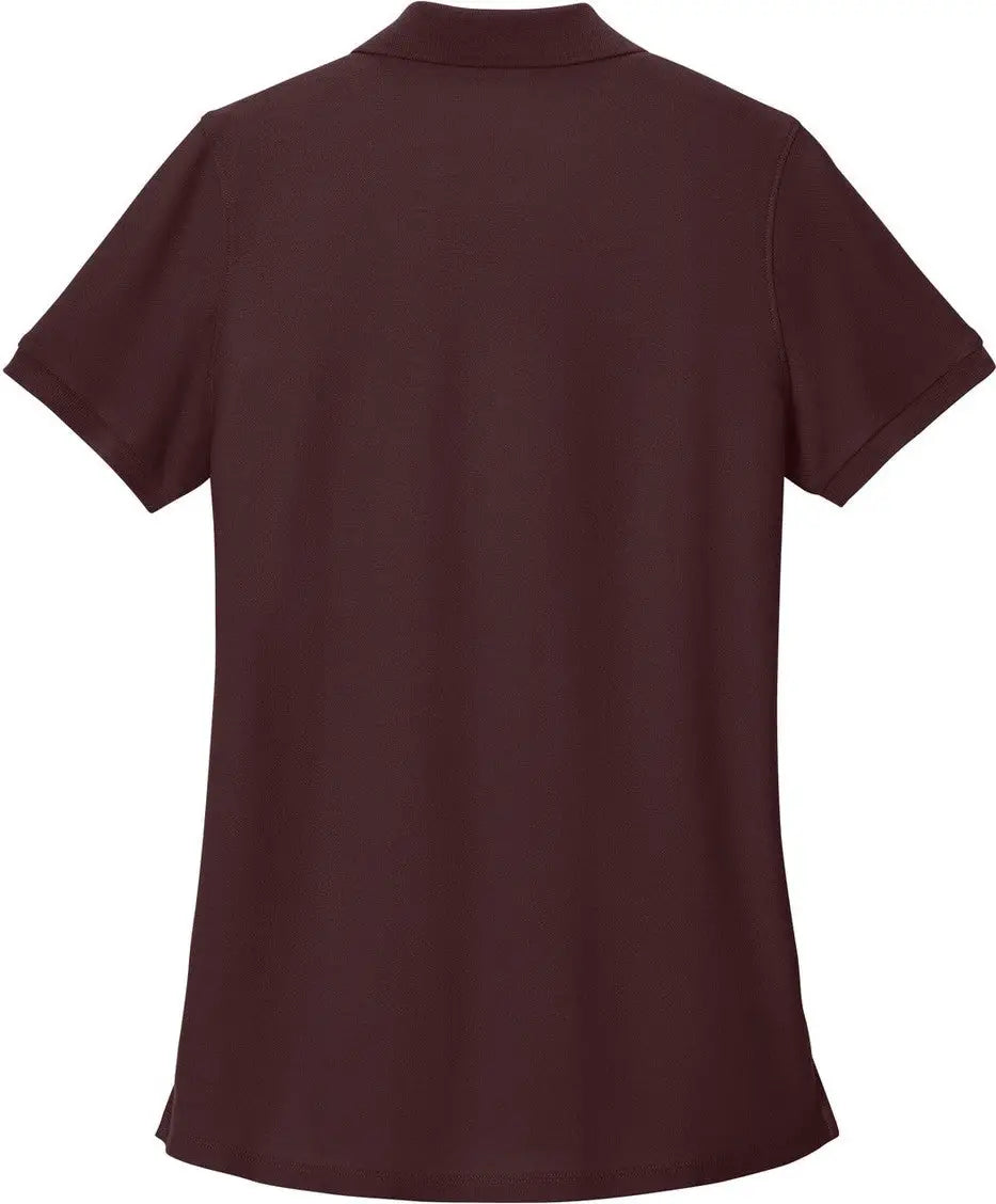 Port Authority Lk200 Women’s Wearever Signature Pique Polo - Maroon
