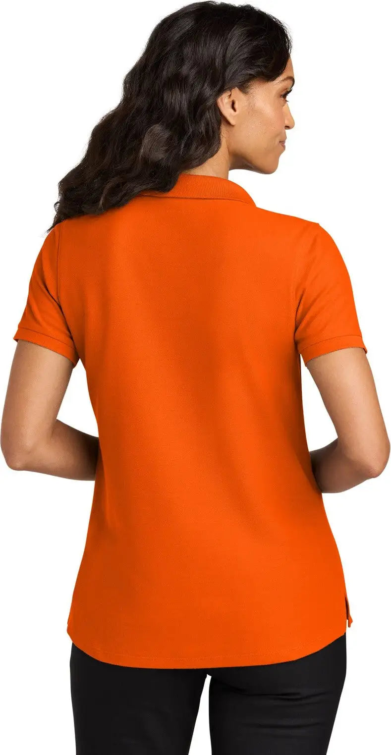 Port Authority Lk200 Women’s Wearever Signature Pique Polo - Neon Orange