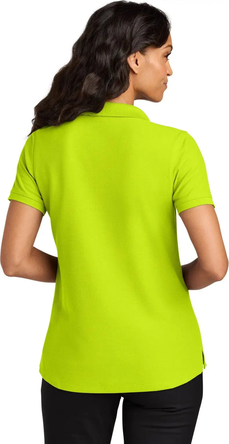 Port Authority Lk200 Women’s Wearever Signature Pique Polo - Neon Yellow