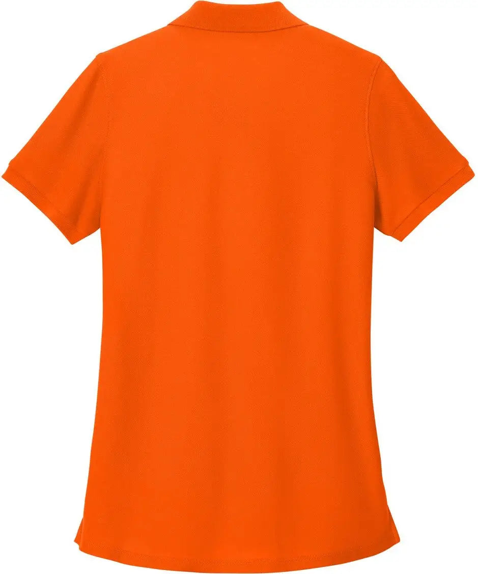 Port Authority Lk200 Women’s Wearever Signature Pique Polo - Neon Orange