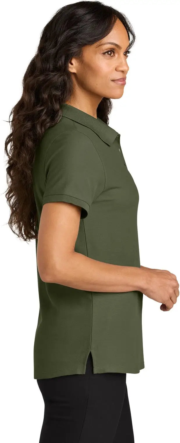 Port Authority Lk200 Women’s Wearever Signature Pique Polo - Olive Drab Green