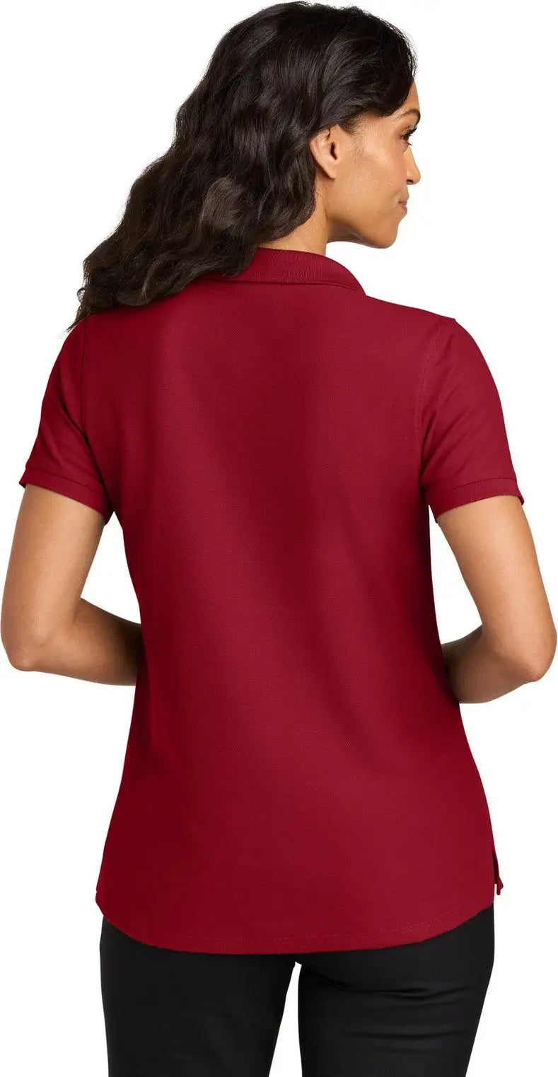 Port Authority Lk200 Women’s Wearever Signature Pique Polo - Rich Red