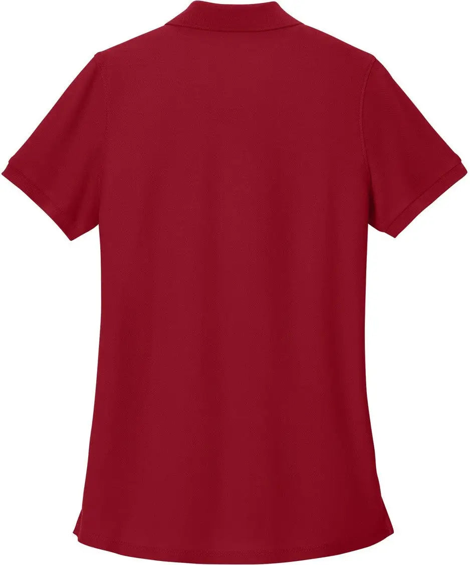 Port Authority Lk200 Women’s Wearever Signature Pique Polo - Rich Red