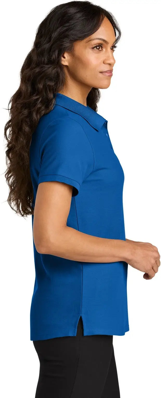 Port Authority Lk200 Women’s Wearever Signature Pique Polo - Strong Blue