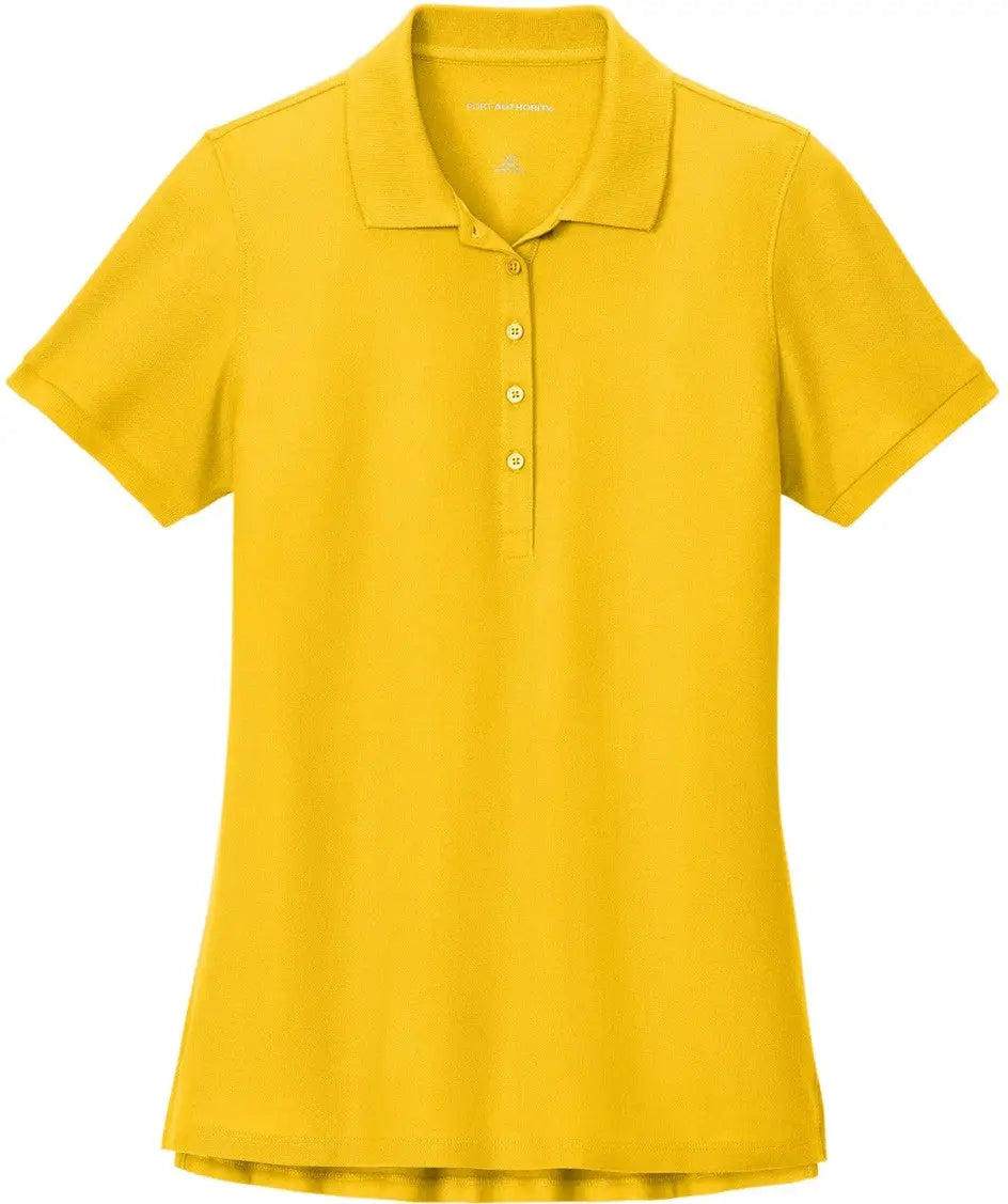 Port Authority Lk200 Women’s Wearever Signature Pique Polo - Sunflower Yellow