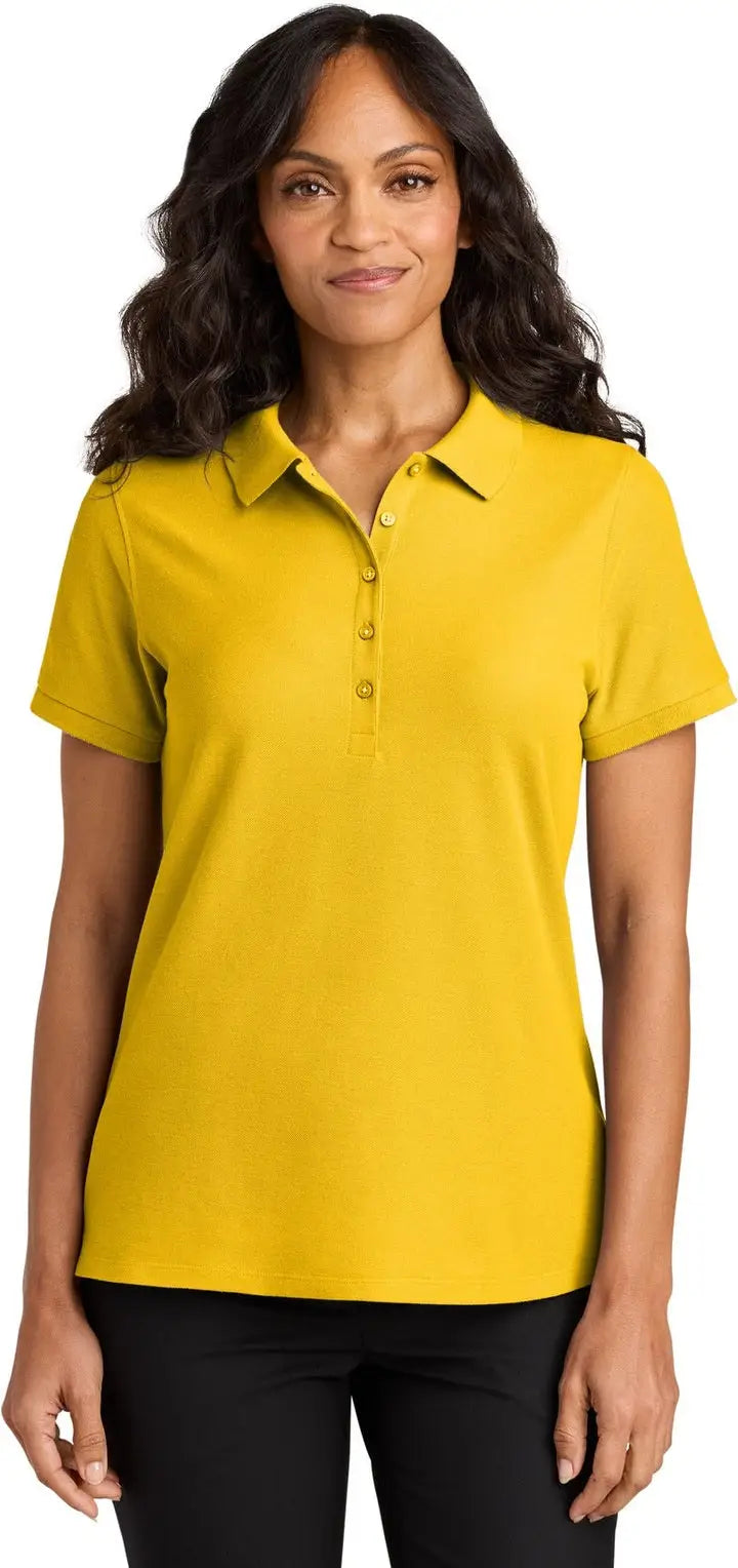 Port Authority Lk200 Women’s Wearever Signature Pique Polo - Sunflower Yellow - Ladies Xs
