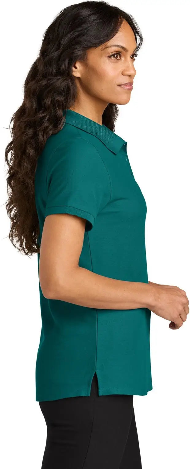 Port Authority Lk200 Women’s Wearever Signature Pique Polo - Teal Green