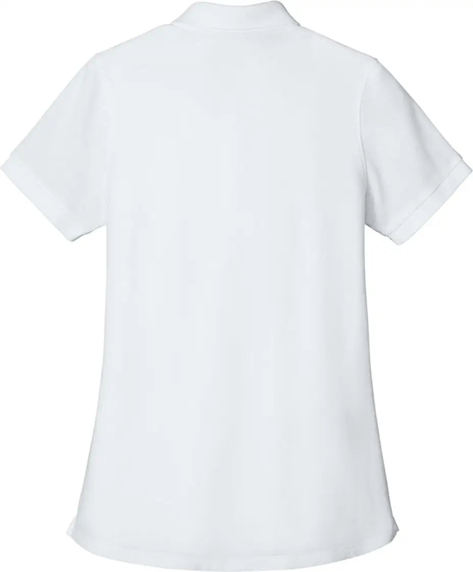 Port Authority Lk200 Women’s Wearever Signature Pique Polo - White