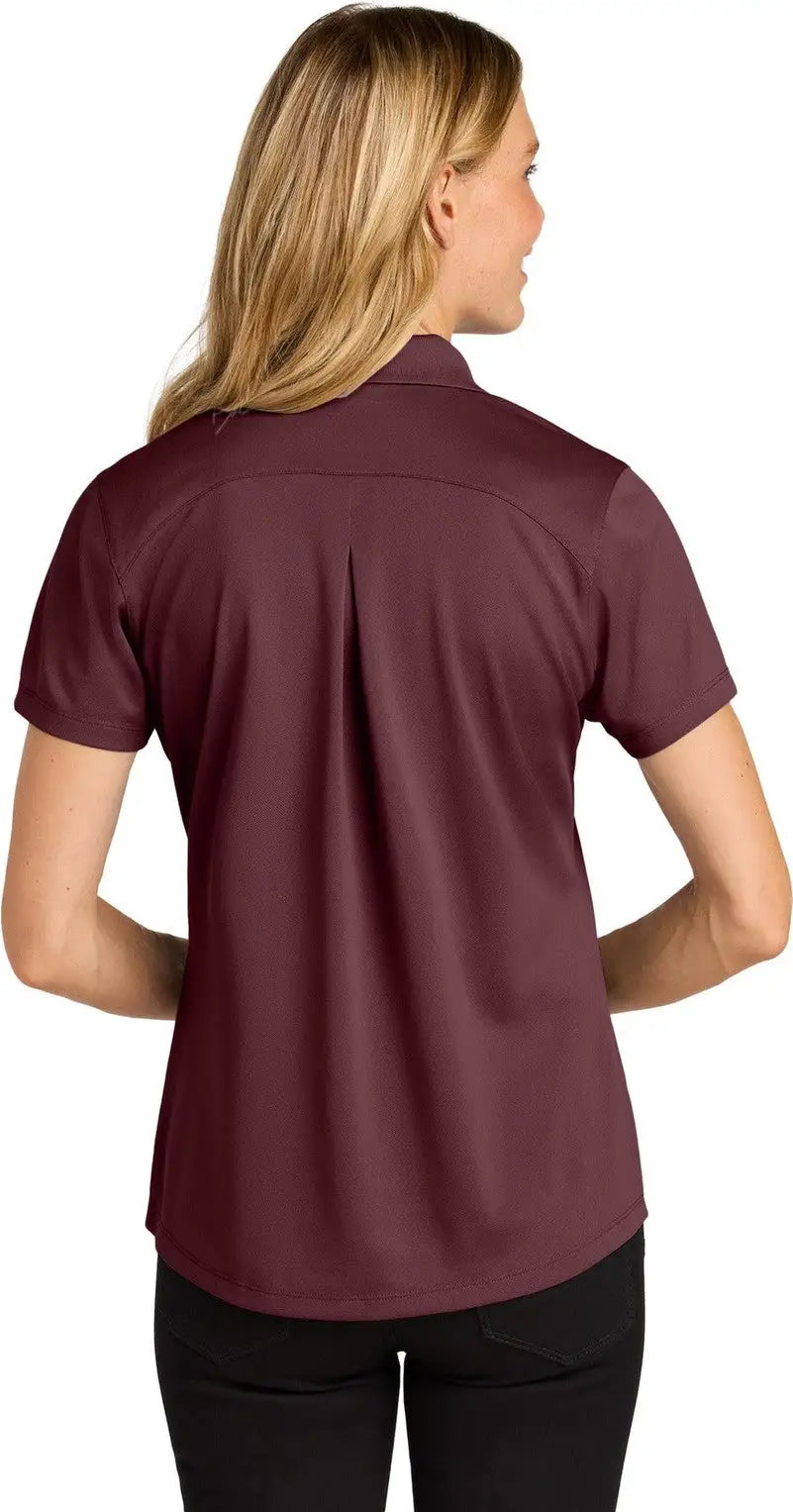Port Authority Lk240 Women’s Wearever Performance Pique Polo - Burgundy
