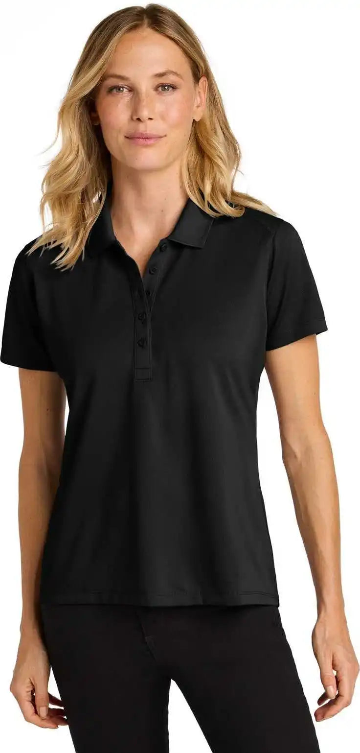 Port Authority Lk240 Women’s Wearever Performance Pique Polo Deep Black
