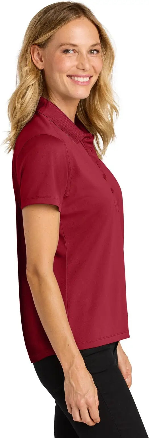 Port Authority Lk240 Women’s Wearever Performance Pique Polo - Rich Red