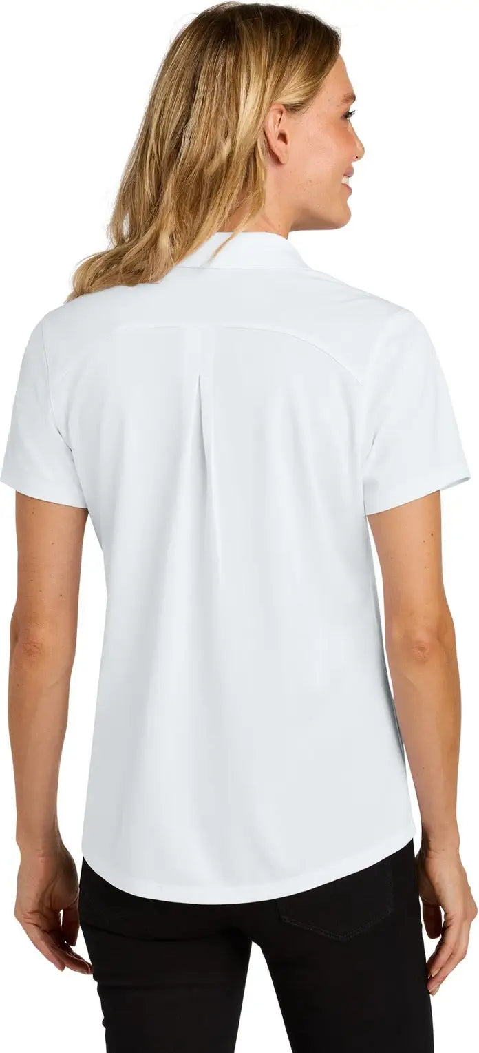 Port Authority Lk240 Women’s Wearever Performance Pique Polo - White
