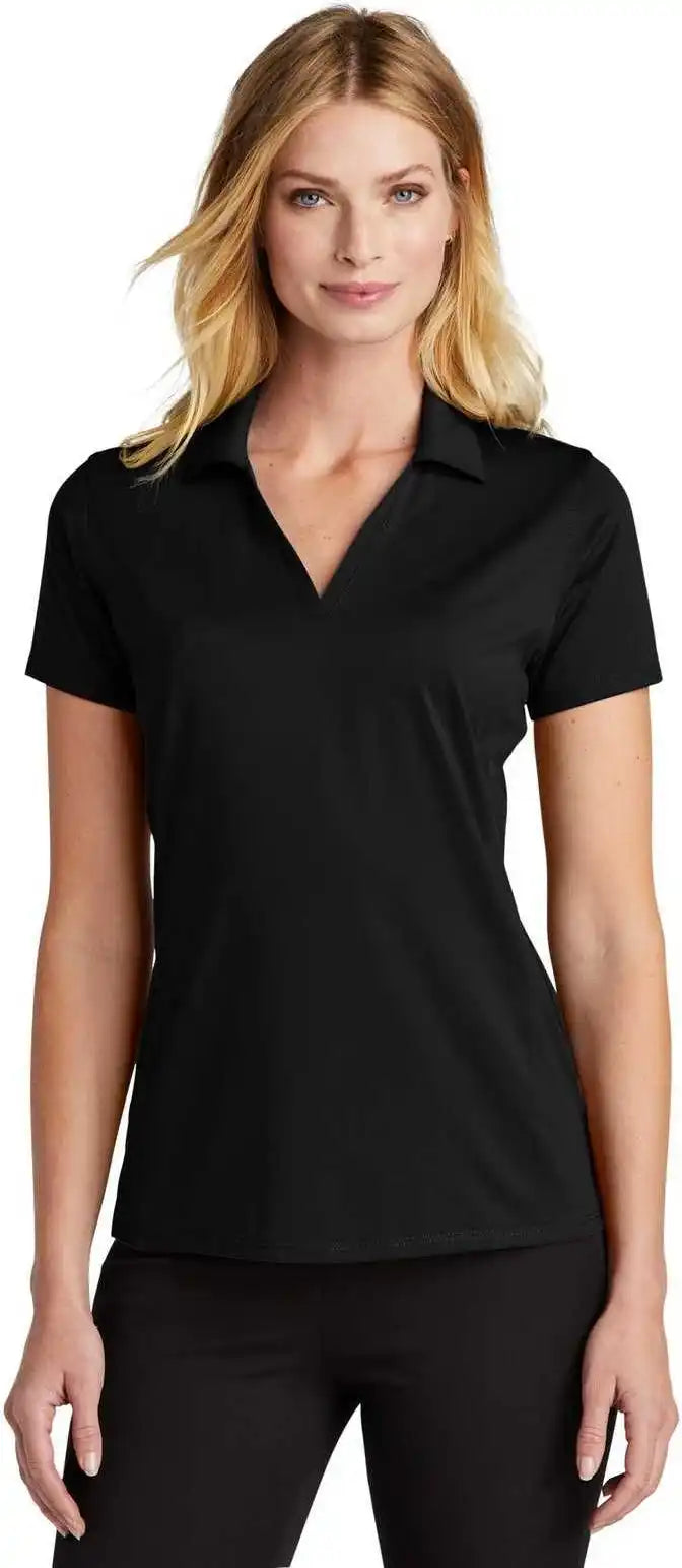 Port Authority Lk398 Ladies Performance Staff Polo - Black