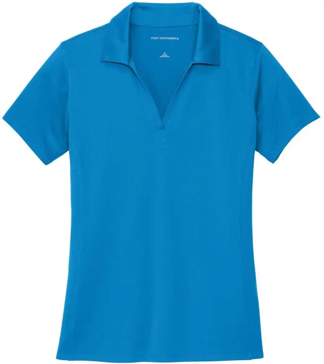 Port Authority Lk398 Ladies Performance Staff Polo Brilliant Blue