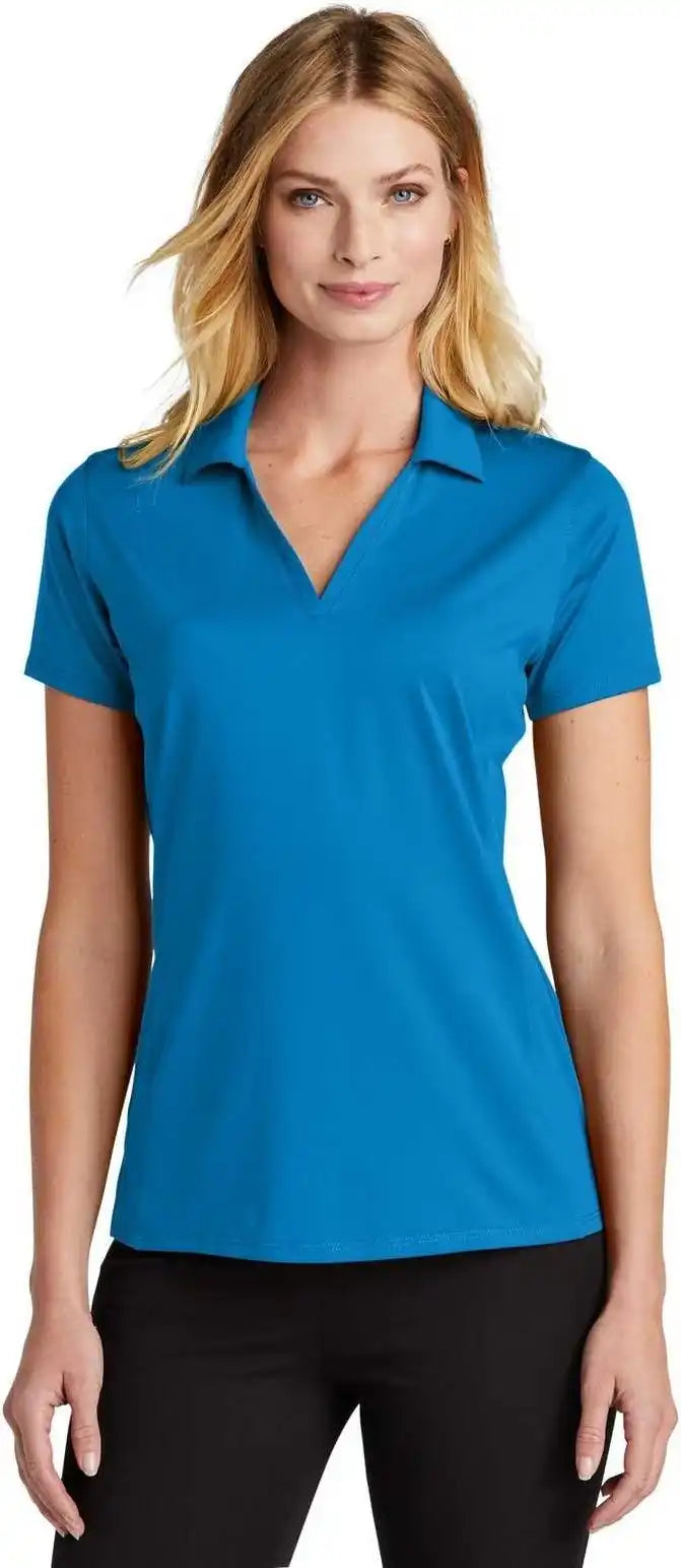 Port Authority Lk398 Ladies Performance Staff Polo - Brilliant Blue