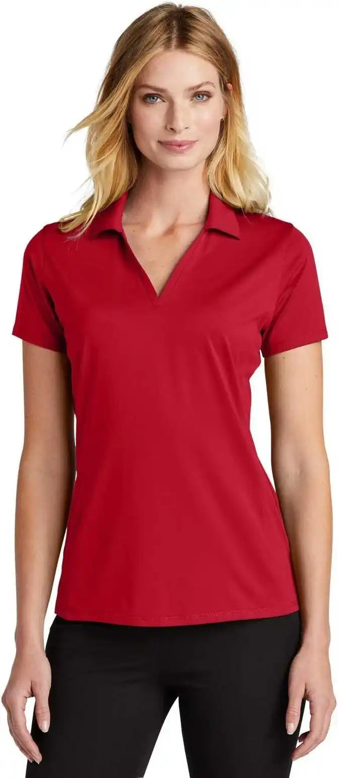 Port Authority Lk398 Ladies Performance Staff Polo Engine Red