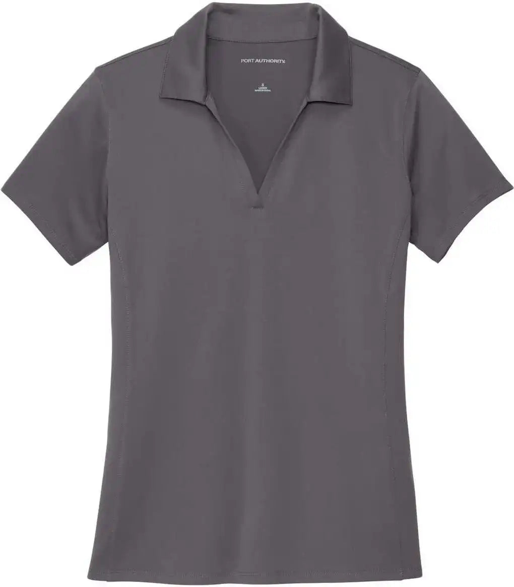 Port Authority Lk398 Ladies Performance Staff Polo - Graphite