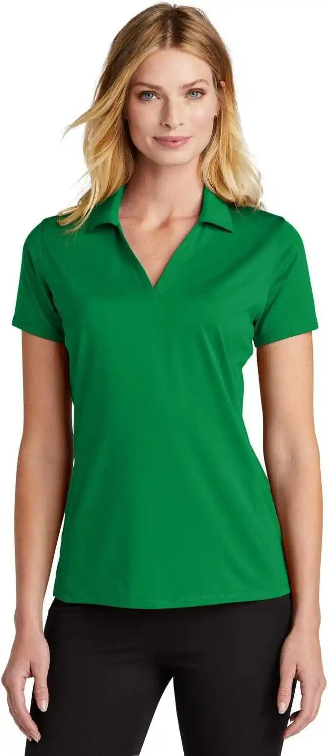 Port Authority Lk398 Ladies Performance Staff Polo Spring Green