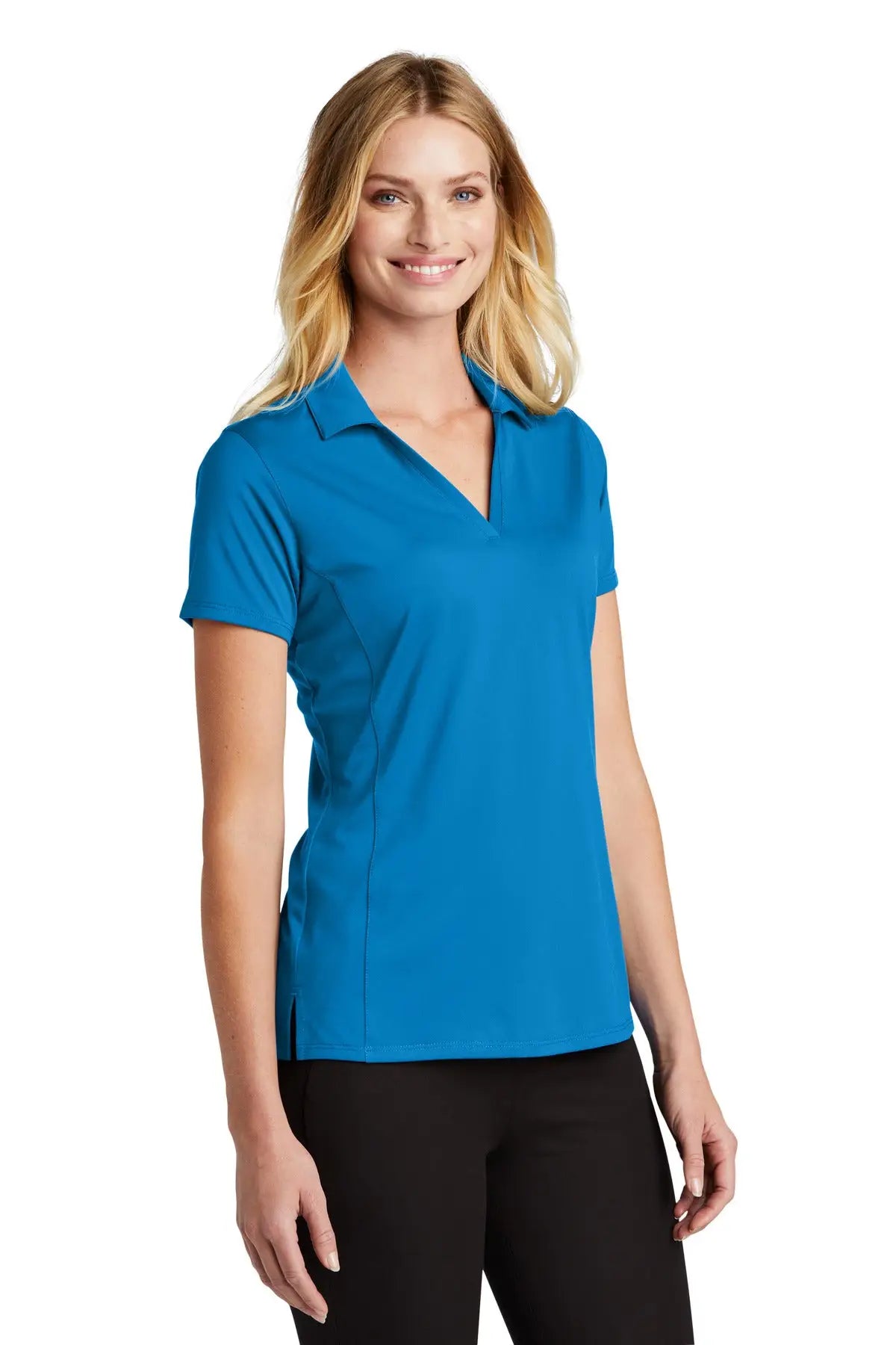 Port Authority Lk398 Women’s Performance Staff Polo - Brilliant Blue