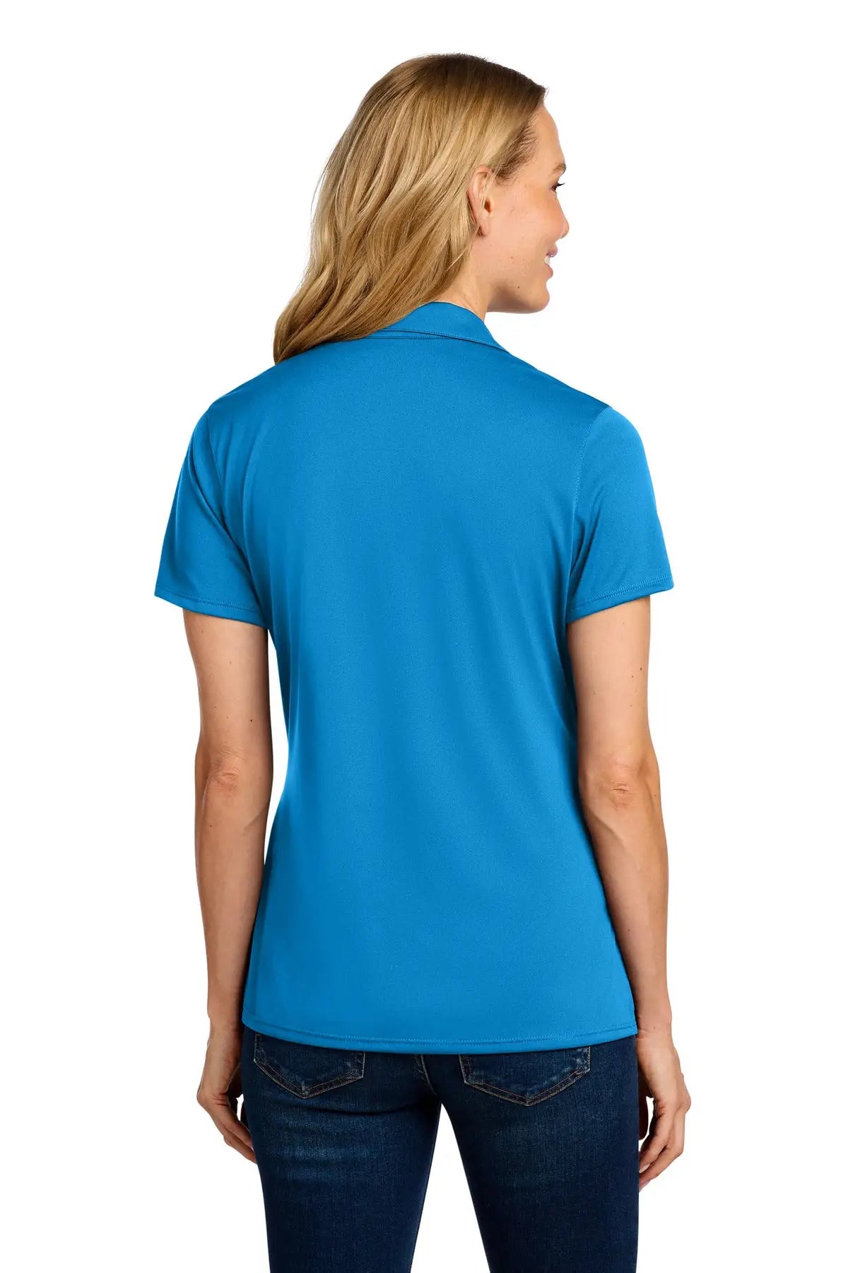 Port Authority Lk398 Women’s Performance Staff Polo - Brilliant Blue