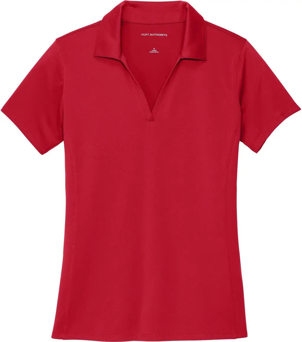 Port Authority Lk398 Women’s Performance Staff Polo - Engine Red