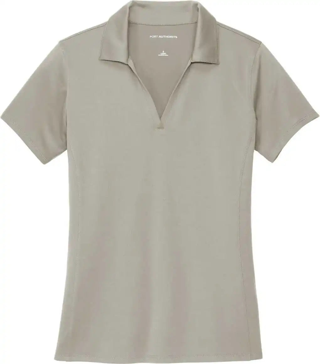 Port Authority Lk398 Women’s Performance Staff Polo - Silver