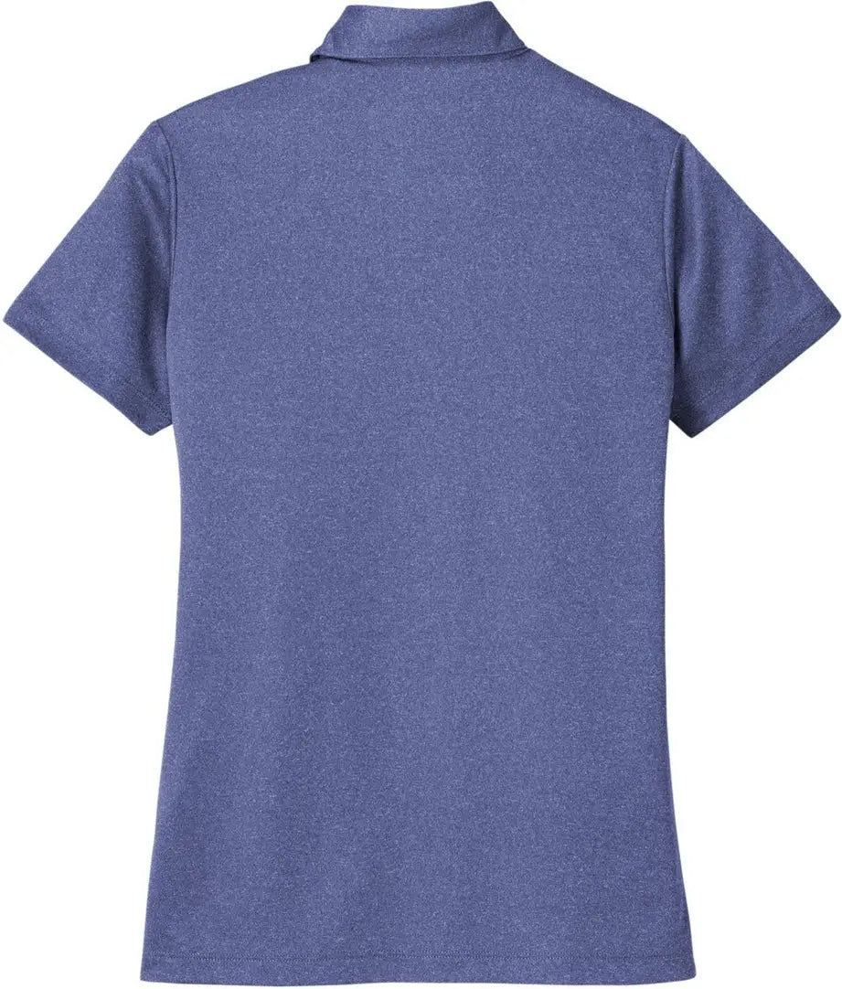 Port Authority Lk542 Women’s Heathered Silk Touch Performance Polo - Royal Heather