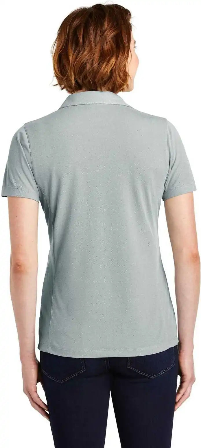 Port Authority Lk582 Ladies Poly Oxford Pique Polo - Gusty Gray