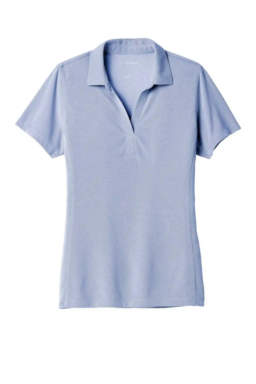 Port Authority Lk582 Ladies Poly Oxford Pique Polo True Royal