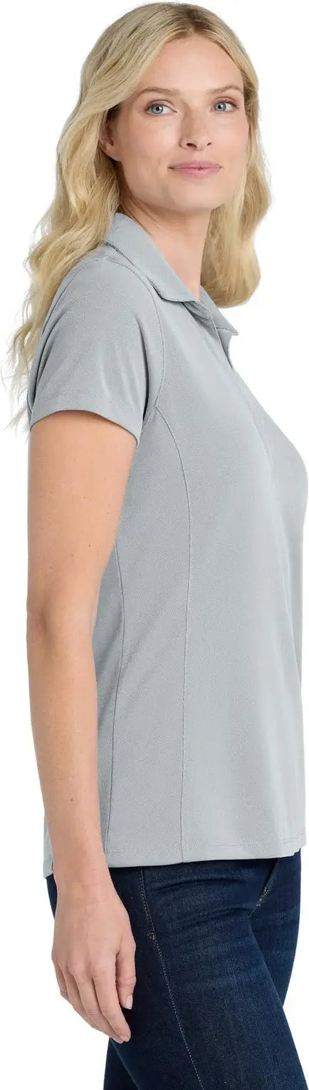 Port Authority Lk582 Women’s Poly Oxford Pique Polo - Gusty Gray