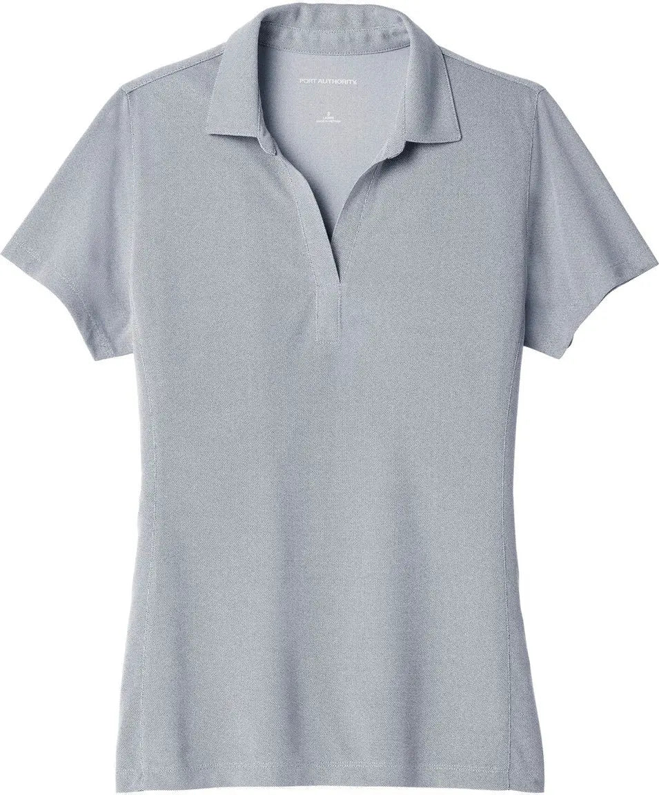 Port Authority Lk582 Women’s Poly Oxford Pique Polo - True Navy