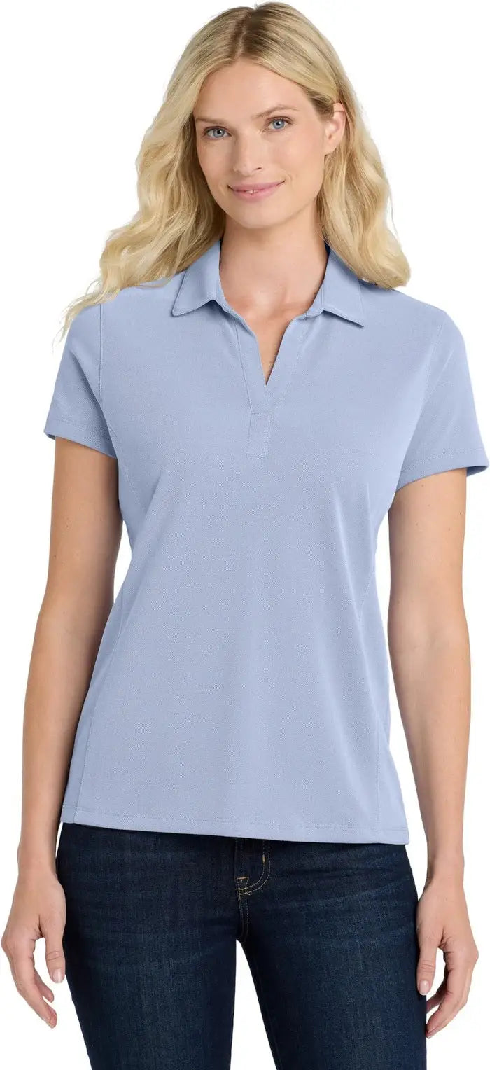 Port Authority Lk582 Women’s Poly Oxford Pique Polo - True Royal