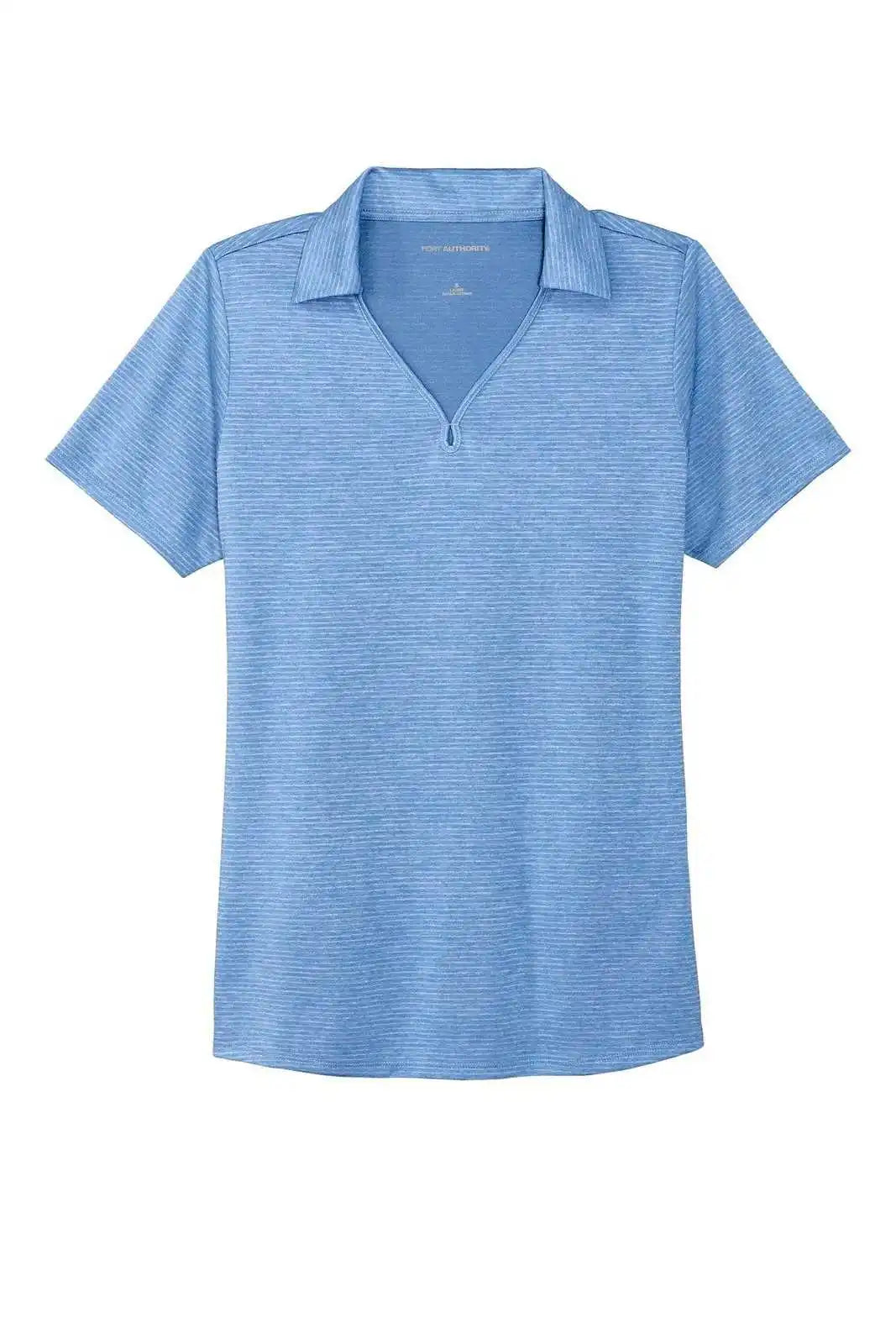Port Authority Lk585 Ladies Shadow Stripe Polo - Carolina Blue
