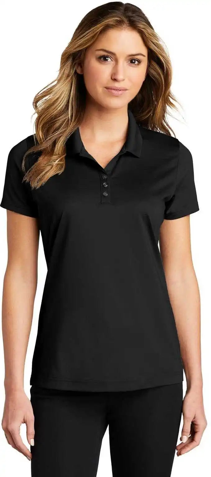 Port Authority Lk587 Ladies Eclipse Stretch Polo - Deep Black