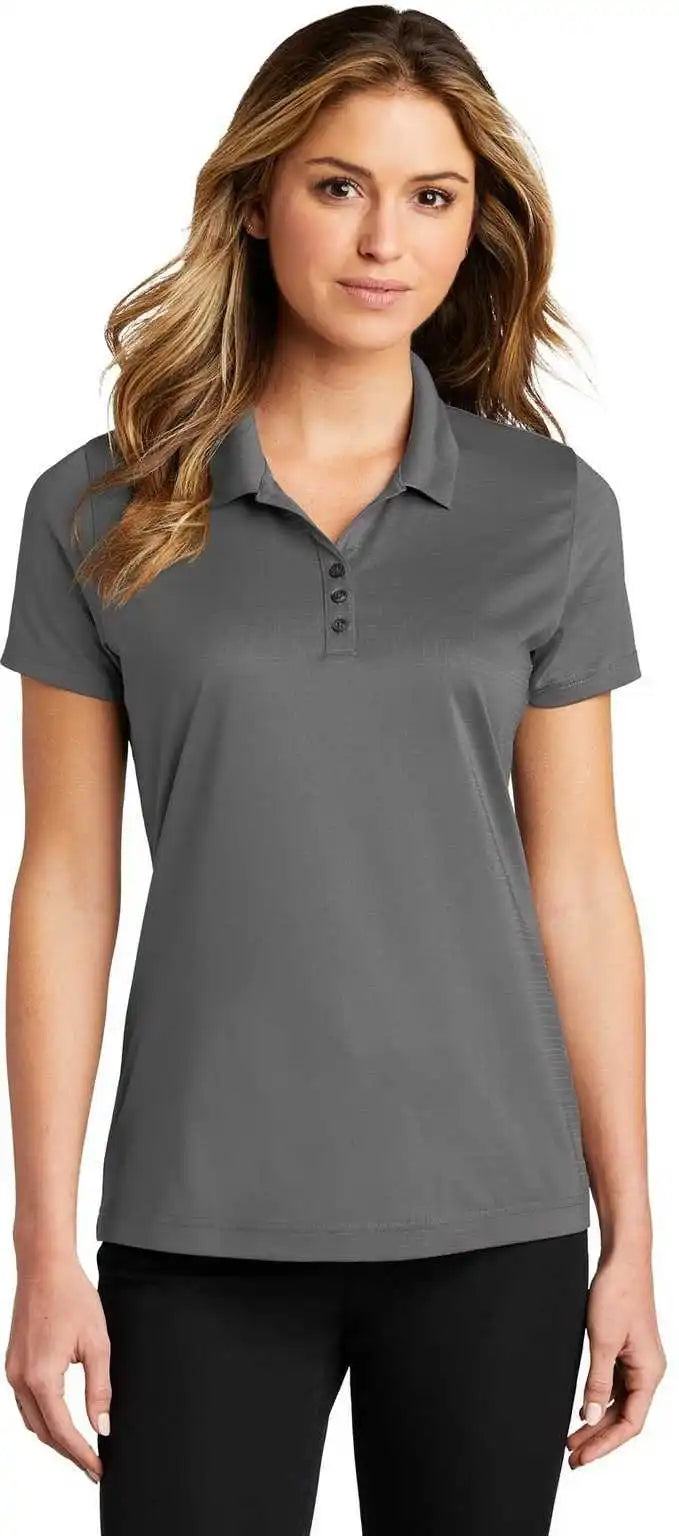 Port Authority Lk587 Ladies Eclipse Stretch Polo - Shadow Gray