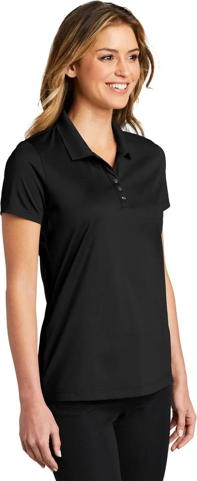 Port Authority Lk587 Women’s Eclipse Stretch Polo - Deep Black