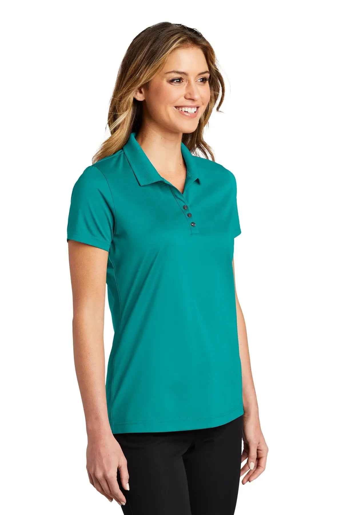 Port Authority Lk587 Women’s Eclipse Stretch Polo - Tropic Blue