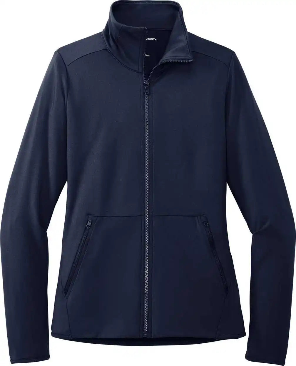 Port Authority Lk595 Ladies Accord Stretch Fleece Full-zip - Navy