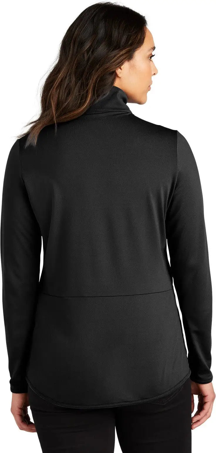 Port Authority Lk595 Women’s Accord Stretch Fleece Full-zip - Black
