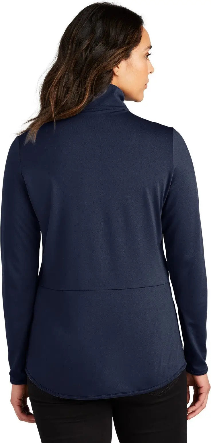 Port Authority Lk595 Women’s Accord Stretch Fleece Full-zip - Navy