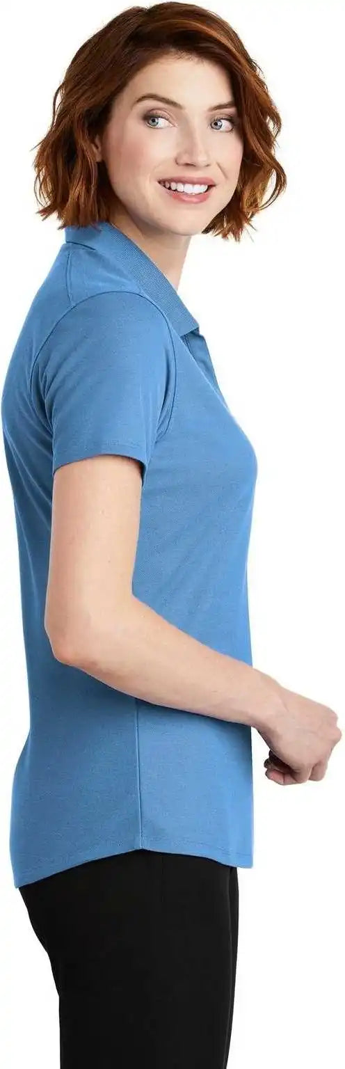 Port Authority Lk600 Ladies Ezperformance Pique Polo - Carolina Blue